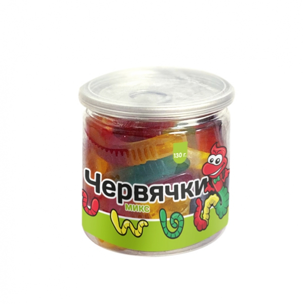 Мармелад жевательный, в баночке с крышкой, 130г